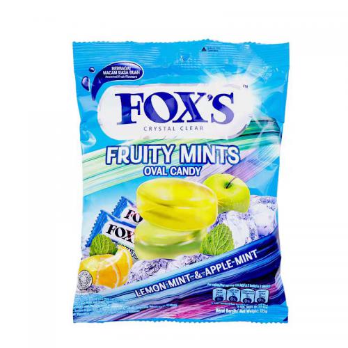 FOX'S水果薄荷味糖果125g*24包/件