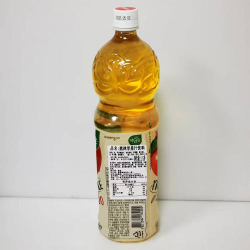 熊津苹果汁饮料 1.5L*12瓶/件