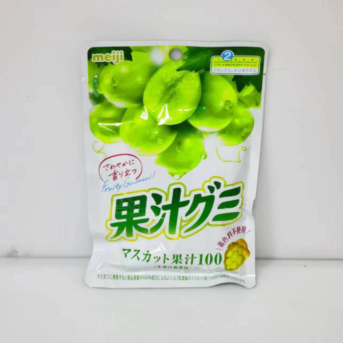 明治青葡萄味果汁软糖54g*10袋/组