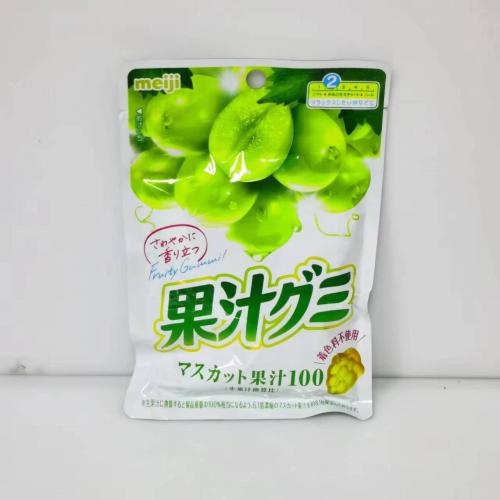 明治青葡萄味果汁软糖54g*10袋/组