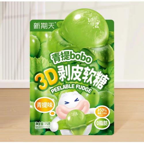 星期天青提bobo 3D剥皮软糖（青提味...