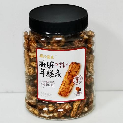 两个女儿脏脏年糕条（红糖味）230g*16罐/件