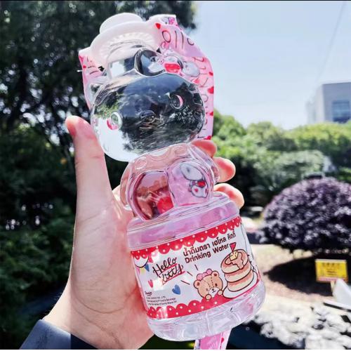 泰国桑丽鸥Hellokitty饮用纯净水620ml*12瓶/件（有背带）