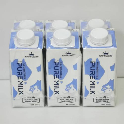 （KINNS DAIRY）菁百瑞纯牛奶200ml*6瓶*4组/件