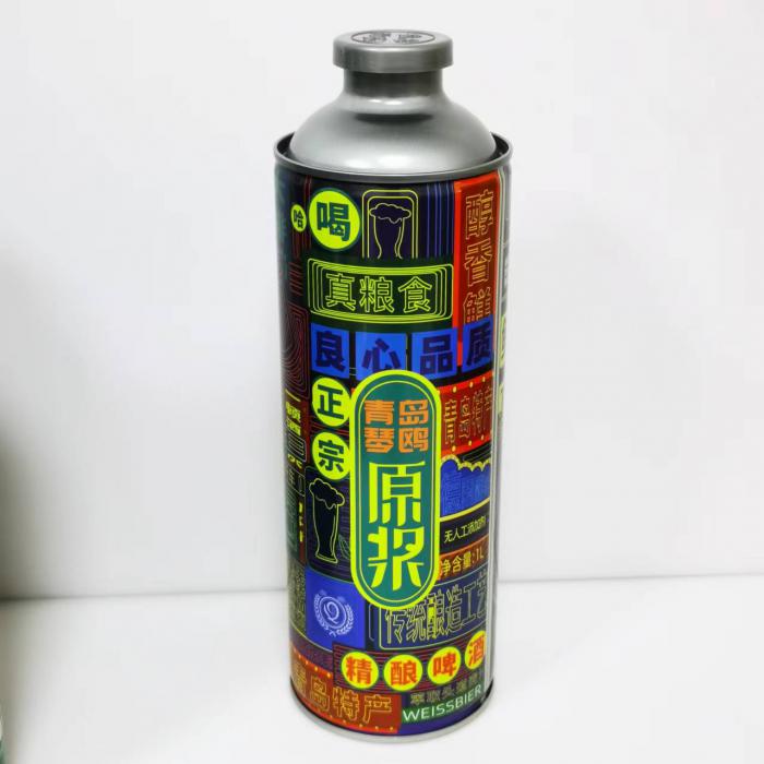 青岛琴鸥原浆精酿啤酒1L*12罐/件