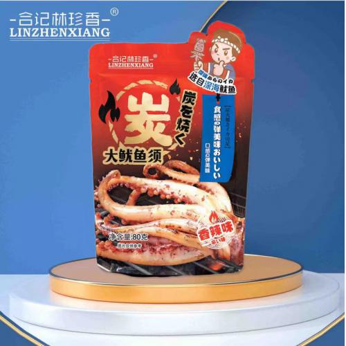 合记林珍香大鱿鱼须（香辣味） 80g*30包/件