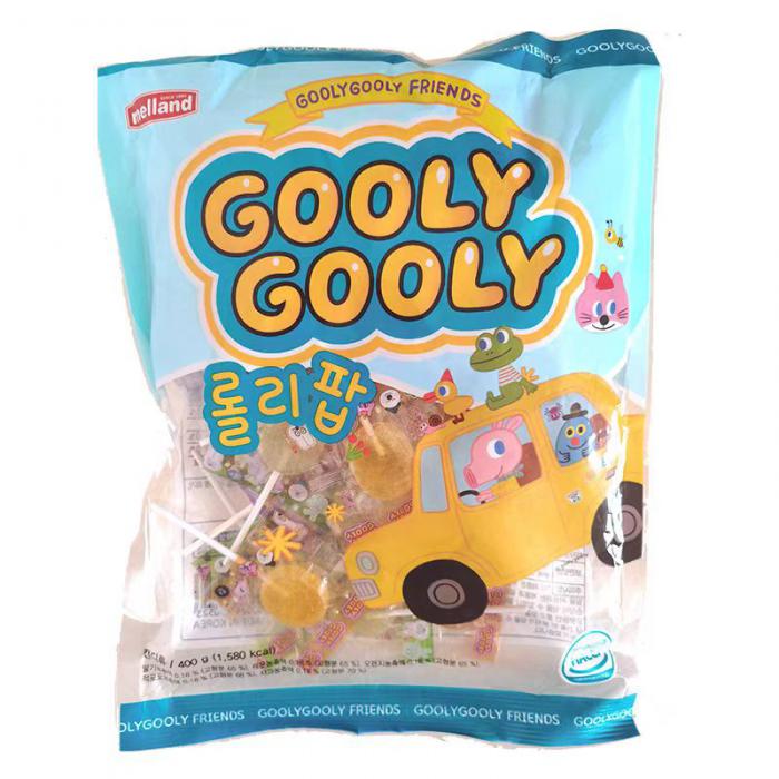 国际蓝袋装GOOLY GOOLY棒棒糖 400g*12包/件