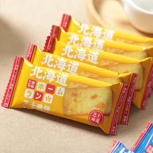 本垒北海道芝士味脆饼干288g*12包/件