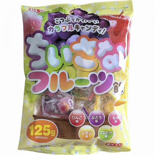 理本混合水果味糖果125g*12包/件