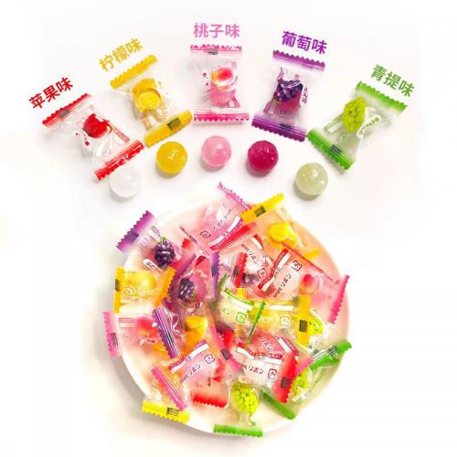 理本混合水果味糖果125g*12包/件
