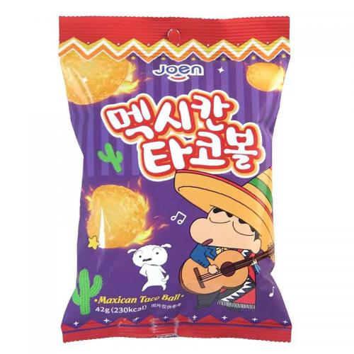 韩国Joen墨西哥风味膨化球42g*24...