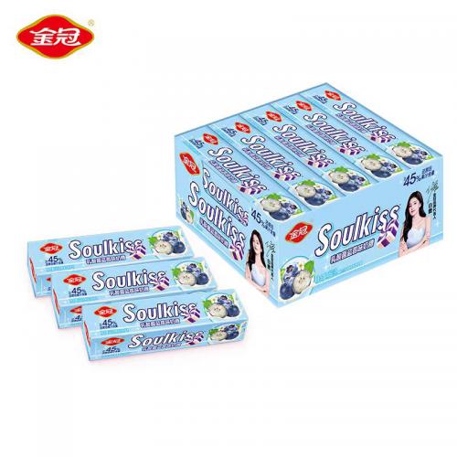 金冠乳酸菌蓝莓味奶糖33g*10小盒/组