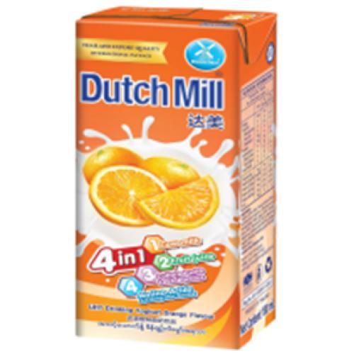 达美橙味酸奶饮品 180ml*4盒*12...