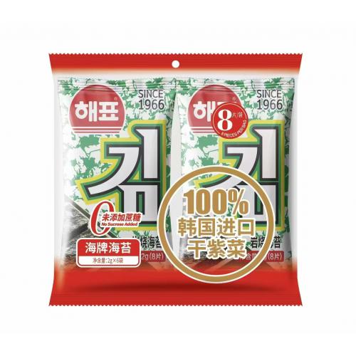 海牌原味海苔（2g*6）12g*40包/...