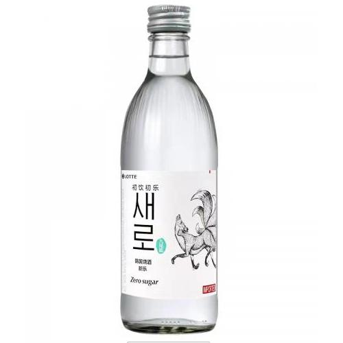 乐天初饮初乐新乐无糖九尾狐烧酒（16%VOL）375ml*20瓶/件
