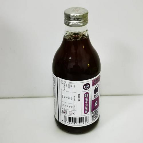 风趣玻璃瓶装酸梅汤植物风味饮料300ml*10瓶/件