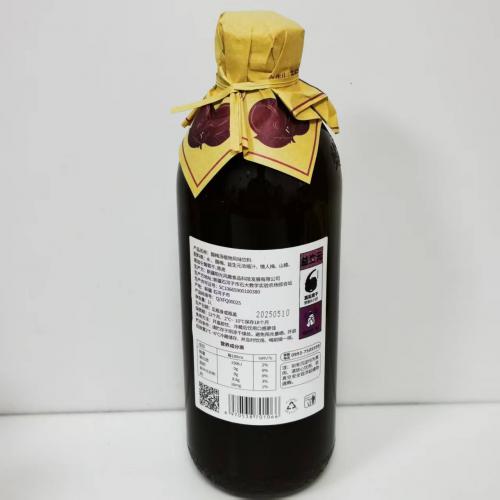 风趣玻璃瓶装酸梅汤植物风味饮料1L*8瓶/件