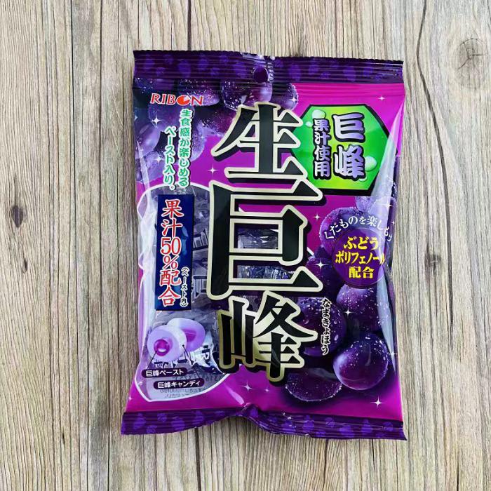 理本生巨峰果汁糖84g*12包/件