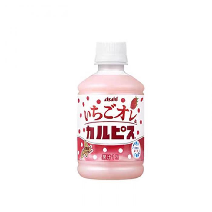 朝日可尔必思草莓乳酸菌饮料280ml*24瓶/件