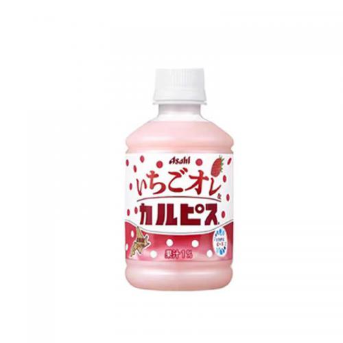 朝日可尔必思草莓乳酸菌饮料280ml*24瓶/件