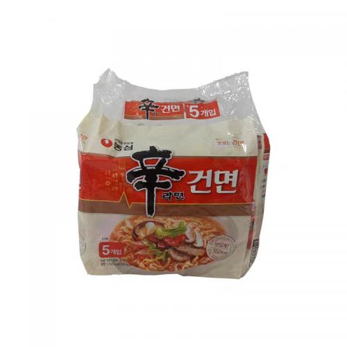 农心辛拉面多连包非油炸485g（97g*...