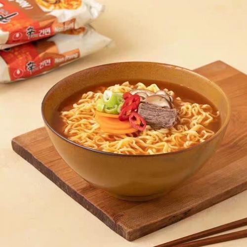 农心辛拉面多连包非油炸485g（97g*5包）*8袋/件