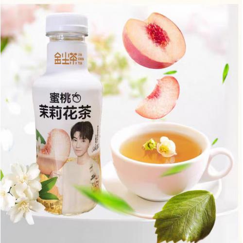 金尘蜜桃茉莉花茶果味茶饮料480ml*15瓶/件