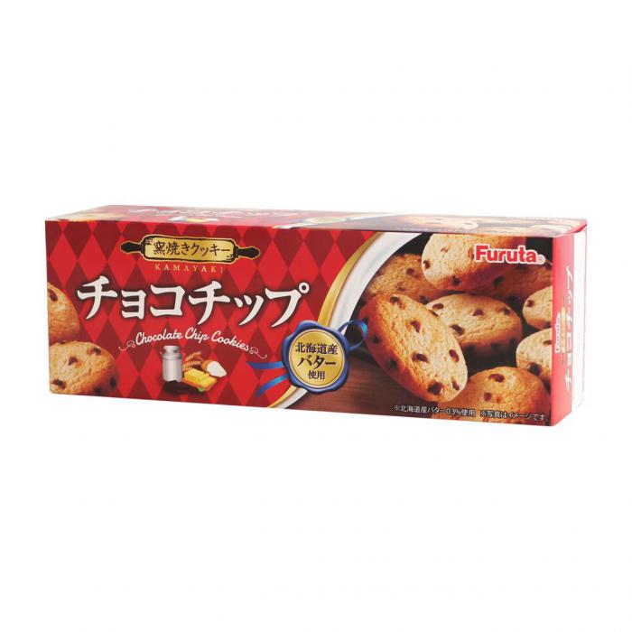 富璐达巧克力豆曲奇饼干67g*20盒/件