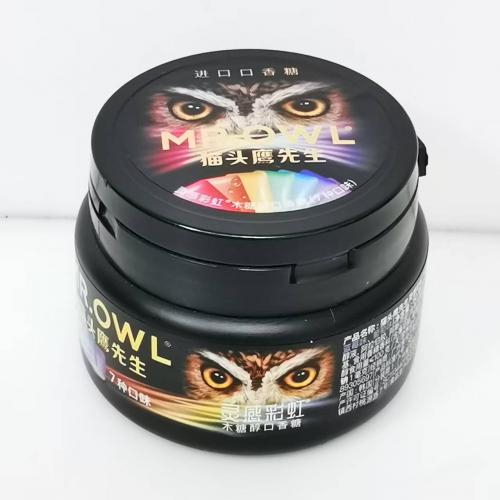 猫头鹰先生灵感彩虹木糖醇口香糖（7种口味...