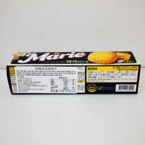 好丽友玛丽饼干74g*20盒/件