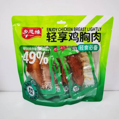乡思缘鸡胸肉（黑鸭风味）333g*12袋...