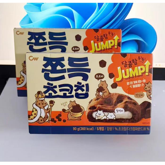 青佑巧克力味打糕（韩文版） 90g*18盒/件