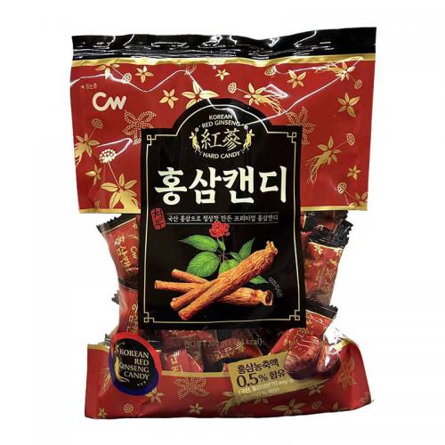 青佑红参味糖果300g*12包/件