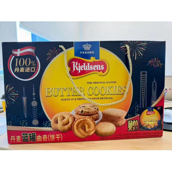 丹麦蓝罐曲奇加送装(908g+112g)*6提/件