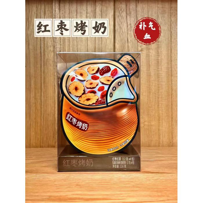 水中一枝花红枣烤奶116g*18盒/件