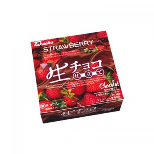 高岗盒装代可可脂巧克力制品（草莓味）45g*6盒/组