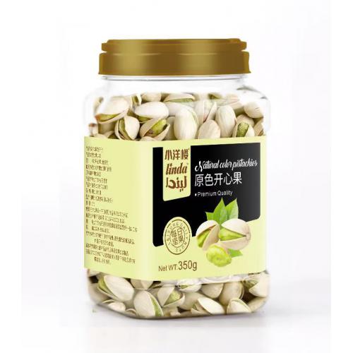 小洋楼原色开心果350g*12罐/件