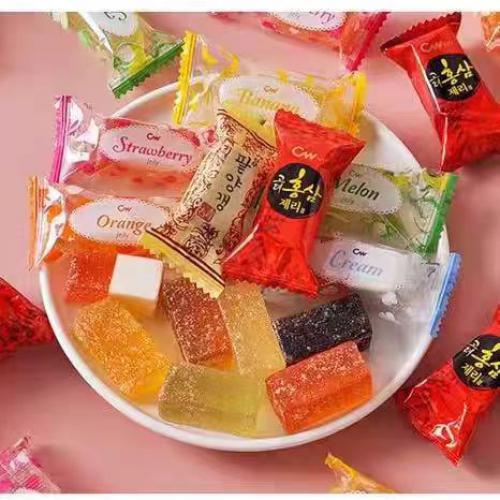 青佑综合水果软糖500g*10袋/件