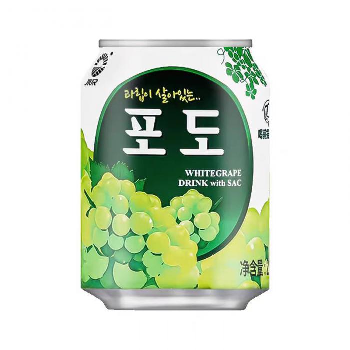 九日牌果粒葡萄汁饮料238ml*24罐/件