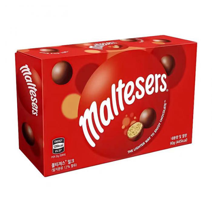 麦提莎代可可脂牛奶巧克力制品90g*12盒/组