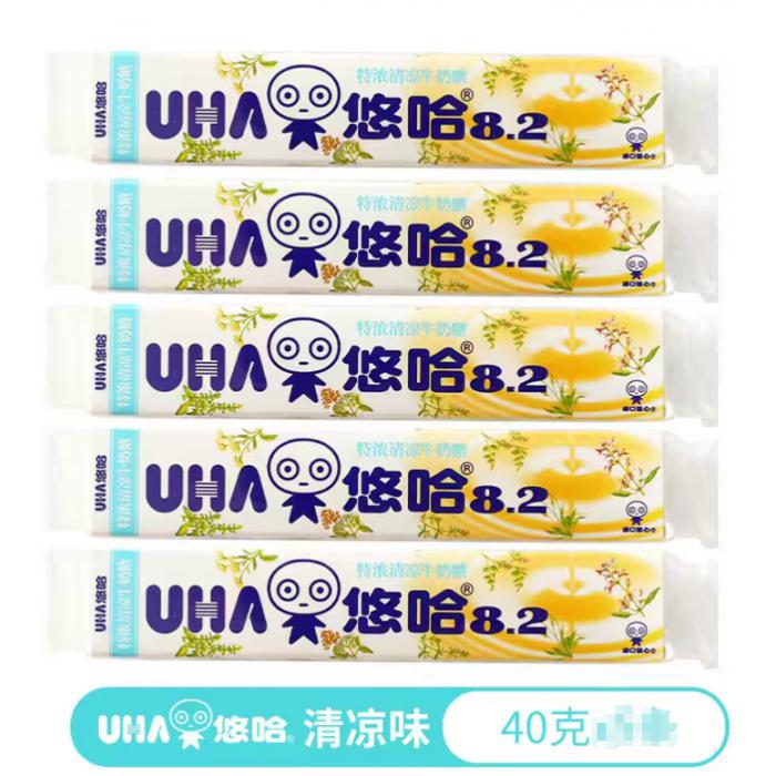 UHA悠哈特浓清凉牛奶糖（条装）40g*10条/组