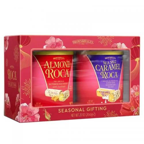 乐家扁桃仁巧克力糖果组合装（200g*2...