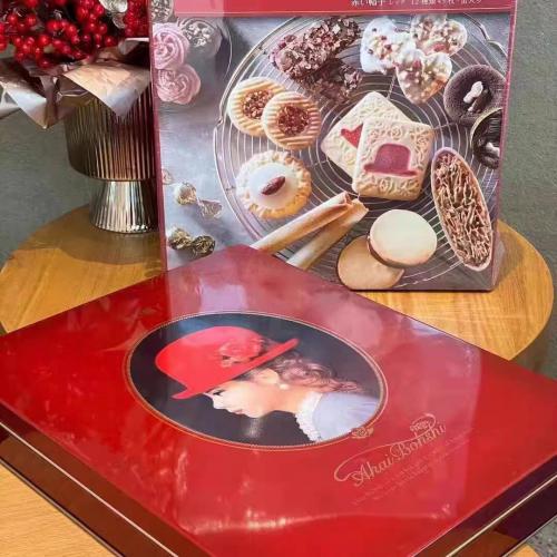 红帽子红盒什锦饼干礼盒388.2g*6盒/件