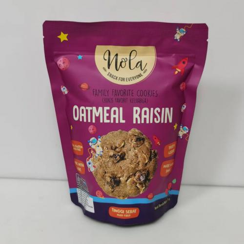 Nola脆能乐燕麦葡萄干味饼干75g*15包/件