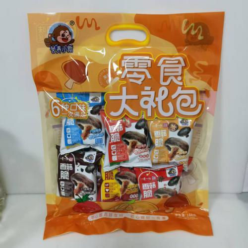 营养小新香菇脆6种口味零食大礼包（14g*12包）168g*6袋/件