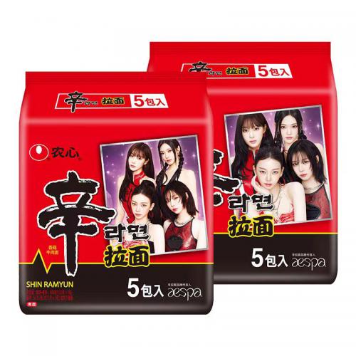 农心辛拉面5连包600g（120g*5包）*8袋/件