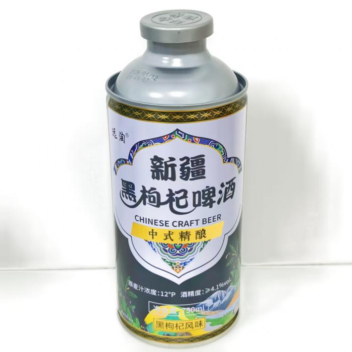 远淘新疆黑枸杞中式精酿啤酒750ml*4瓶*6提/件