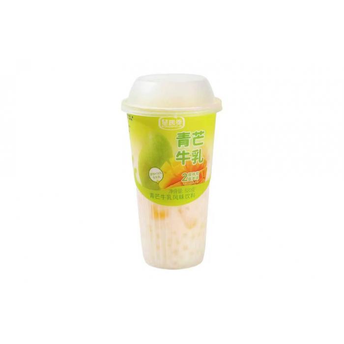 星氏季青芒牛乳风味饮料520g*18杯/件