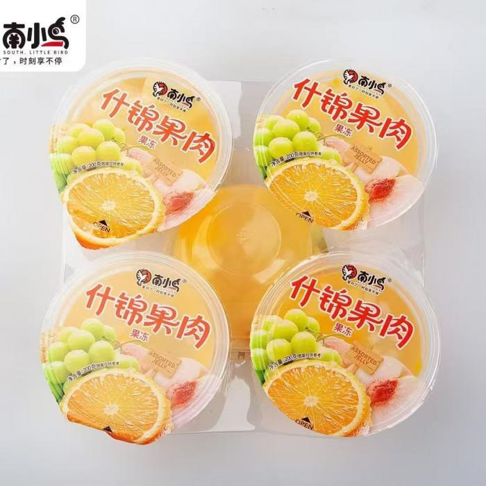 南小鸟什锦果肉果冻（200g*5杯）1000g*16组/件
