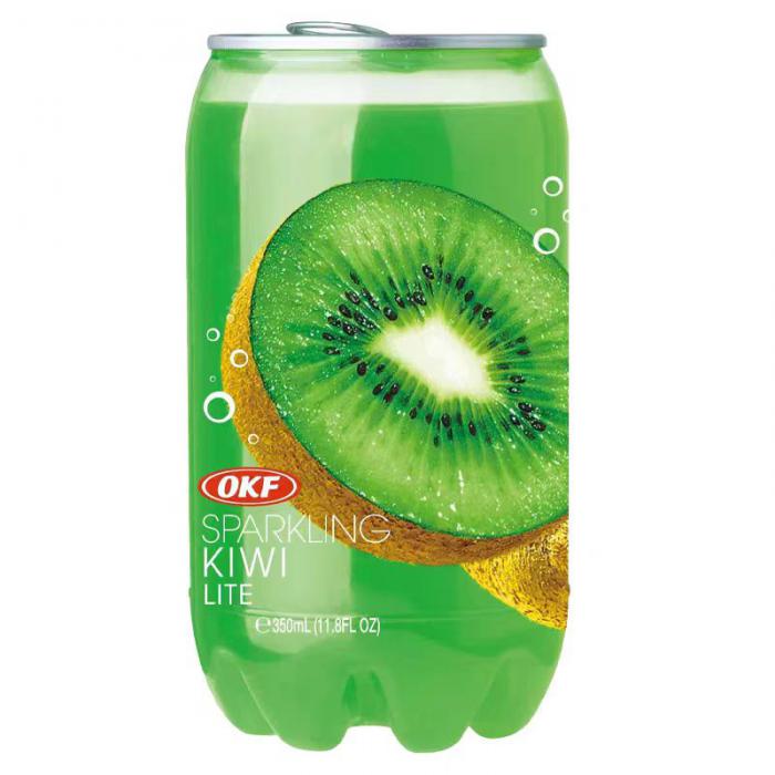 OKF牌奇异果味气泡水350ml*24罐/件